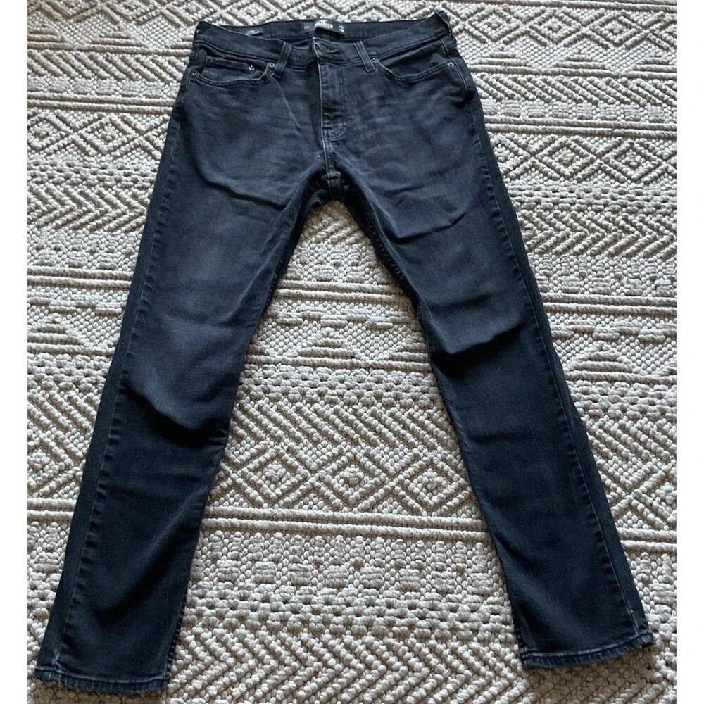 Hollister Epic Flex Skinny Fit Jeans Mens 32x30 Dark Wash Black Denim Pants